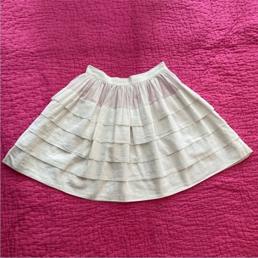 Michael Kors Collection silk tiered mini skirt, US2 - Picture 5 of 9